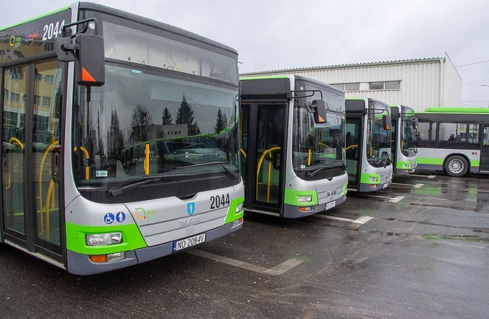 {Olsztyńskie MPK wzbogaciło się o 13 autobusów.}